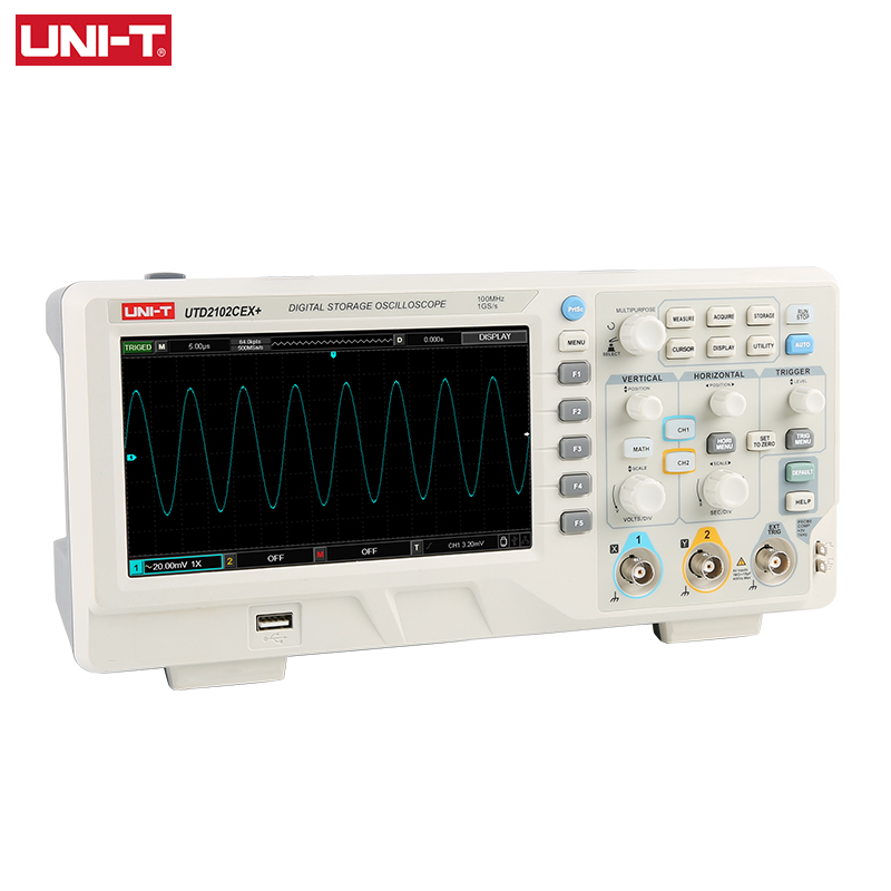 UNI-T UTD2102CEX+ Digital Stor - Digital Storage Oscilloscope 100Mhz 评论和价格