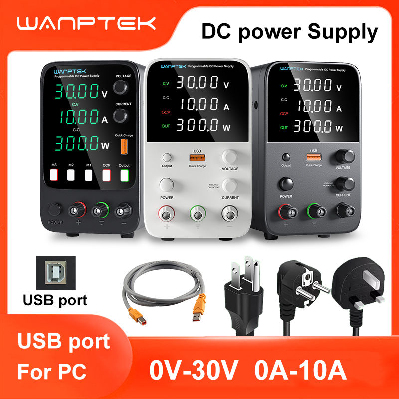 Wanptek Laboratory Power Suppl - Programmable Dc Power Supply 30V 10A 评论和价格