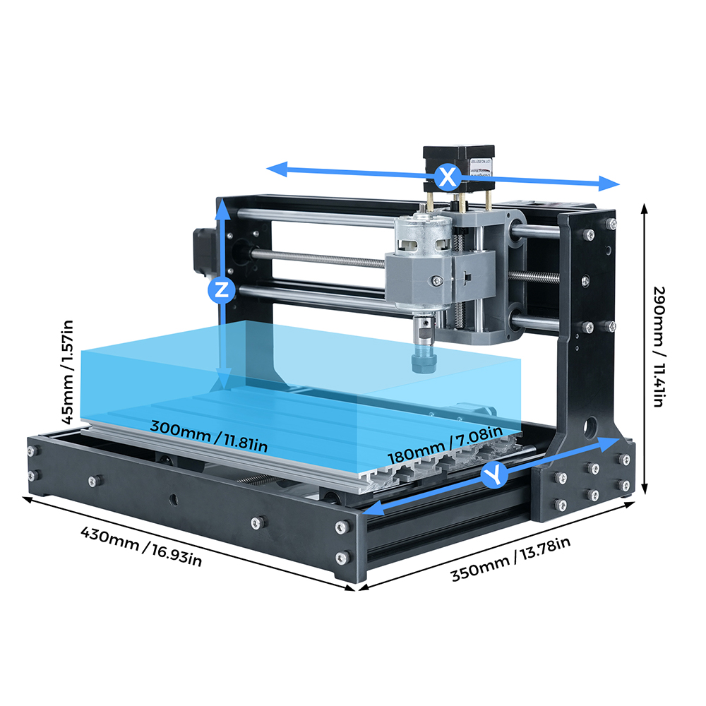 TWOTREES CNC 3018 Mini Small H - Mini Laser Engraver Cnc Router 评论和价格