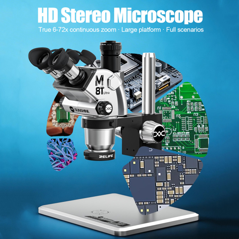 SUNSHINE M8T Ultra Trinocular  - Stereo Trinocular Microscope Pcb 评论和价格