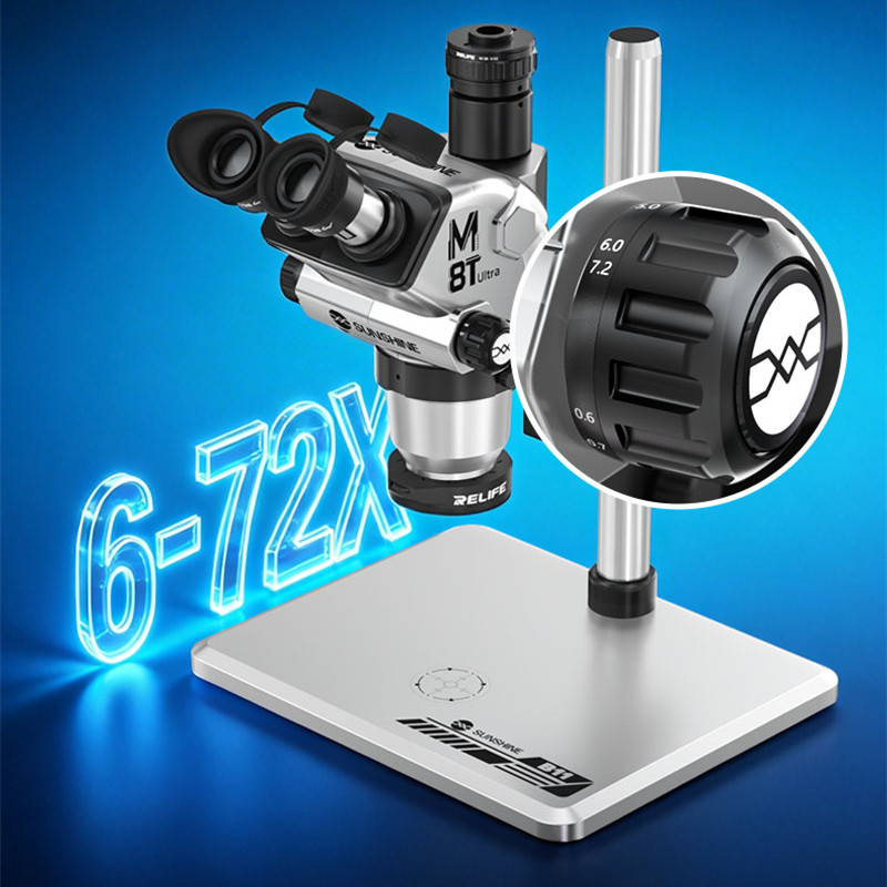 SUNSHINE M8T Ultra Trinocular  - Stereo Trinocular Microscope Pcb 评论和价格