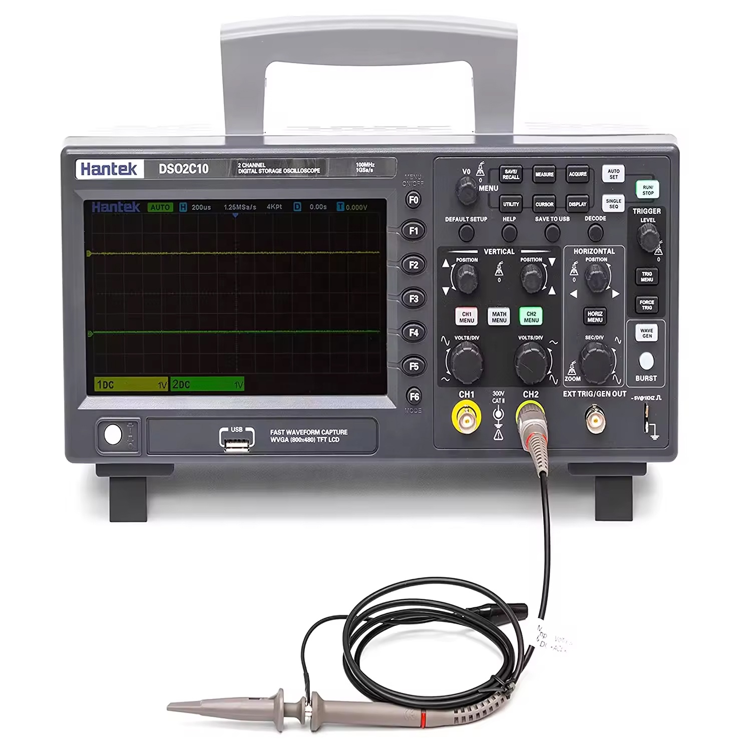 DSO2C10 DSO2C15 DSO2C10 2 Chan - Digital Storage Oscilloscope 100Mhz 评论和价格