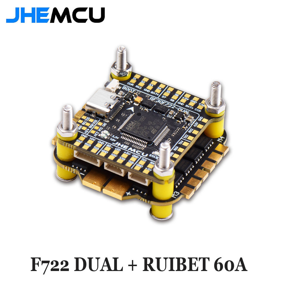 Jhemcu F7 Stack F722 Dual Flig - Fpv Flight Controller F7 Stack 60A 评论和价格