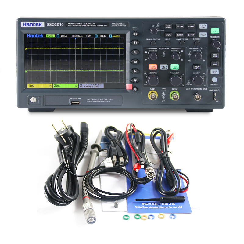 Hantek DSO2D10 Digital Storage - Digital Storage Oscilloscope 100Mhz 评论和价格