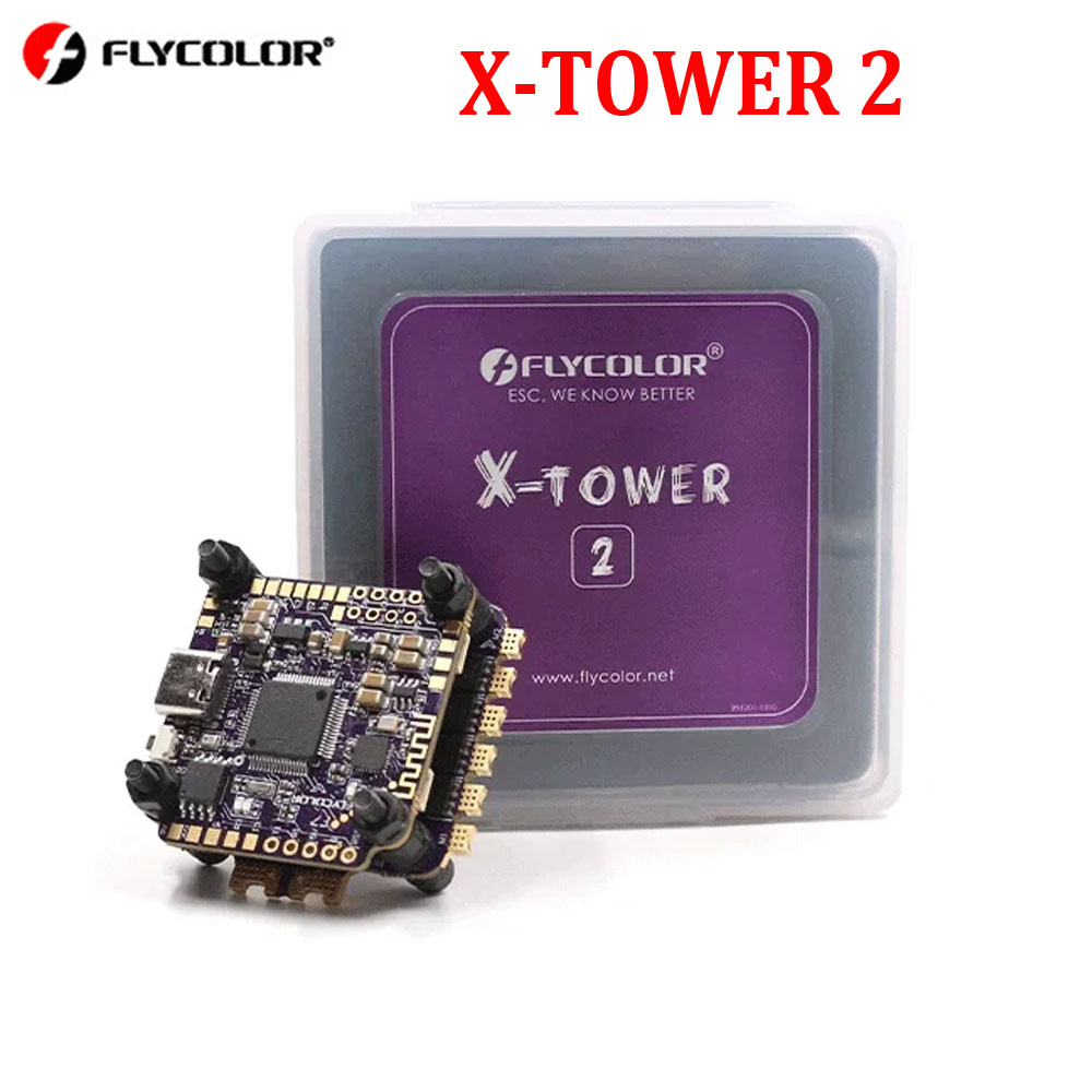 HobbyFIy Flycolor X-TOWER 2 F7 - Fpv Flight Controller F7 Stack 60A 评论和价格
