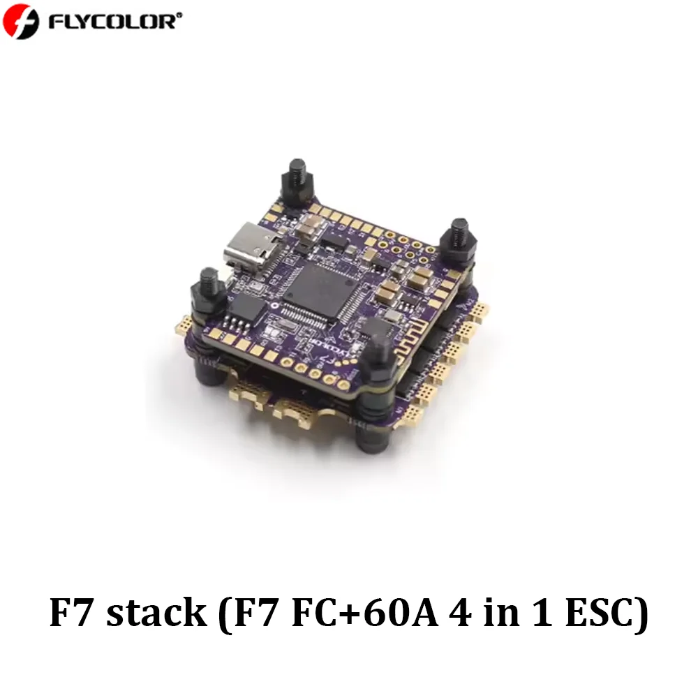 HobbyFIy Flycolor X-TOWER 2 F7 - Fpv Flight Controller F7 Stack 60A 评论和价格