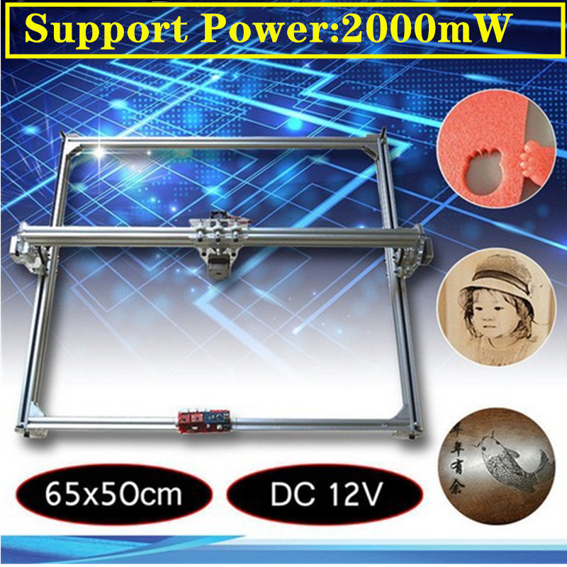 50*65cm Mini 2000MW  CNC Laser - Mini Laser Engraver Cnc Router 评论和价格