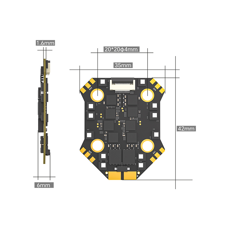 VoidFly for Borg-F7 Mini Stack - Fpv Flight Controller F7 Stack 60A 评论和价格