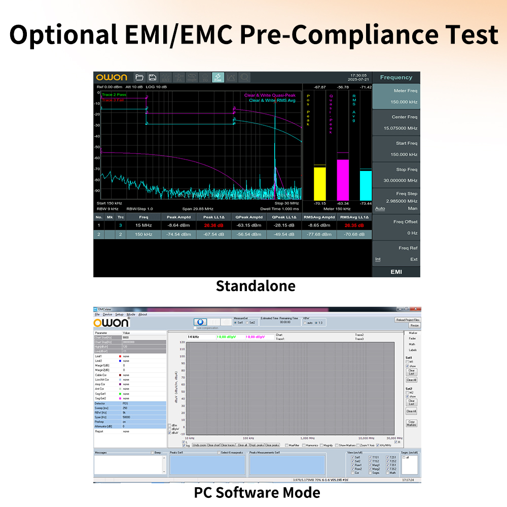 OWON Spectrum Analyzer With Tr - Signal Generator Spectrum Analyzer 评论和价格