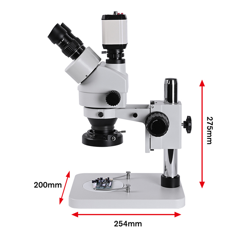 Industrial grade 3.5-90X stere - Stereo Trinocular Microscope Pcb 评论和价格