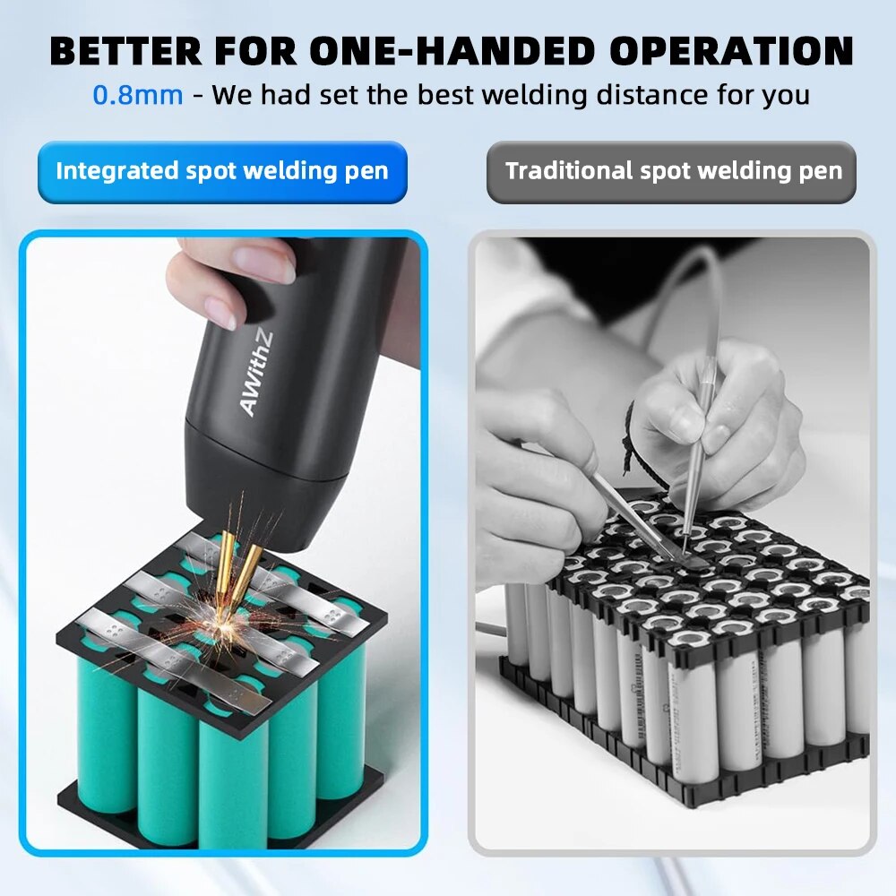 Awithz Portable Battery Spot W - Spot Welder 18650 Battery Pack 评论和价格