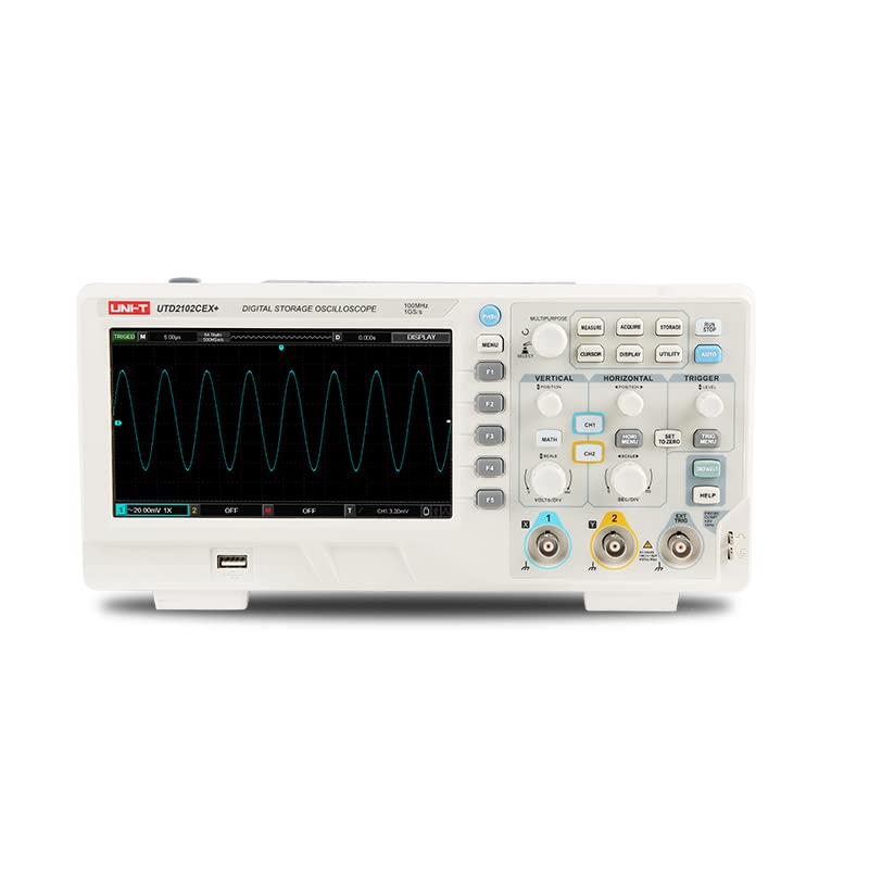 UTD2102CEX+ High Precision 100 - Digital Storage Oscilloscope 100Mhz 评论和价格