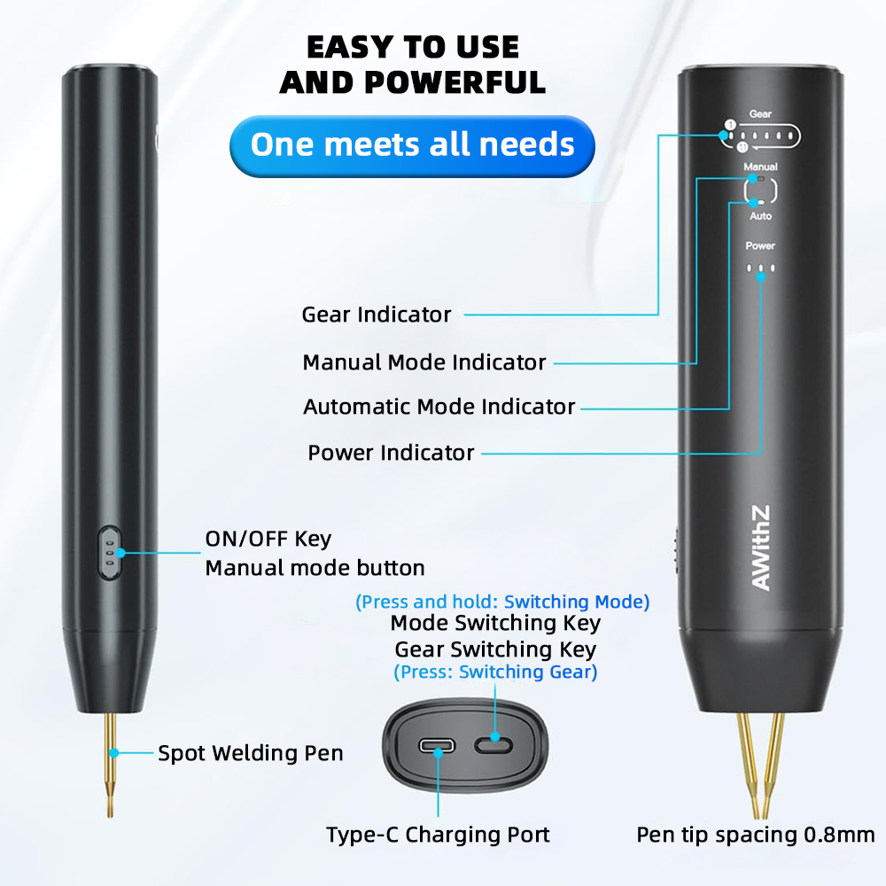 Awithz Portable Battery Spot W - Spot Welder 18650 Battery Pack 评论和价格