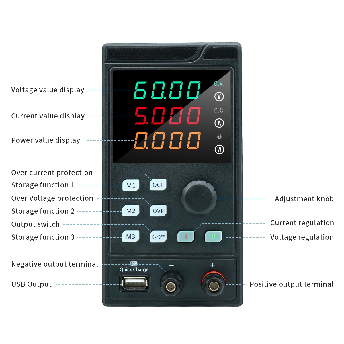 MYAMI 30V 32V 10A with USB/RS4 - Programmable Dc Power Supply 30V 10A 评论和价格