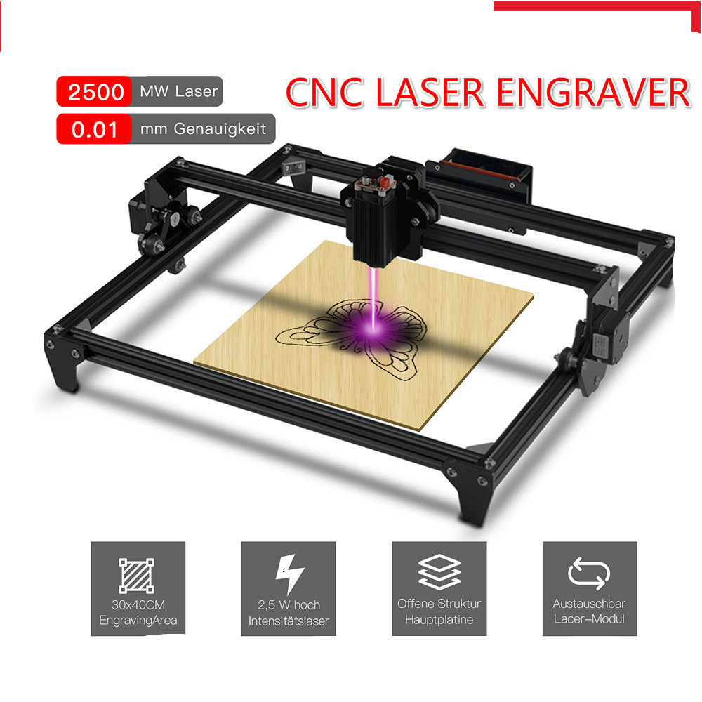 30*40cm Mini 2500MW CNC Laser  - Mini Laser Engraver Cnc Router 评论和价格