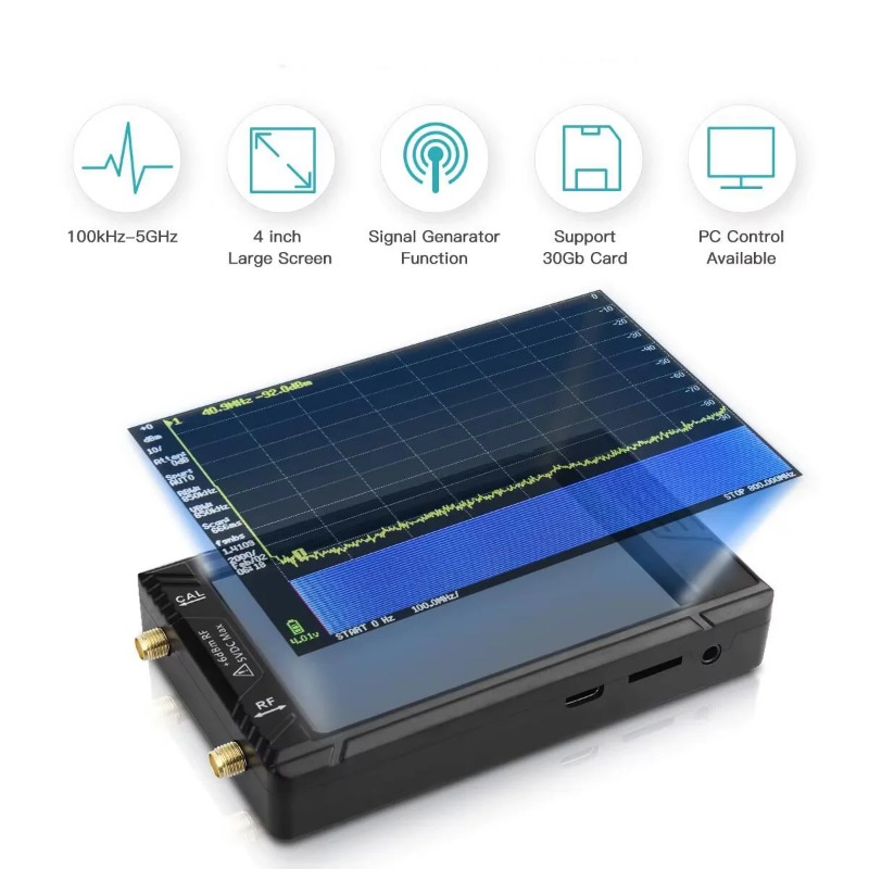 New Handheld Tiny Spectrum Ana - Signal Generator Spectrum Analyzer 评论和价格