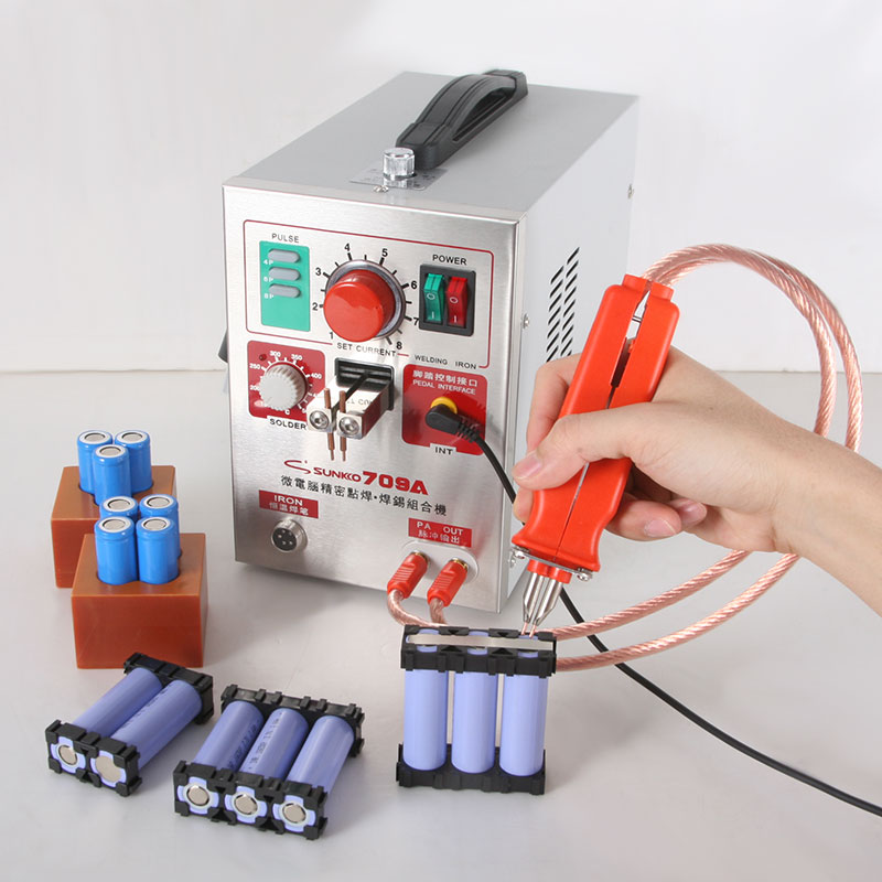 1.5KW SUNKKO 709A 220/110V Bat - Spot Welder 18650 Battery Pack 评论和价格